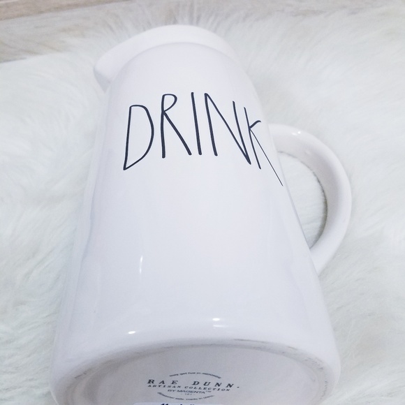 NEW Rae Dunn DRINK Pitcher LL - Picture 5 of 6